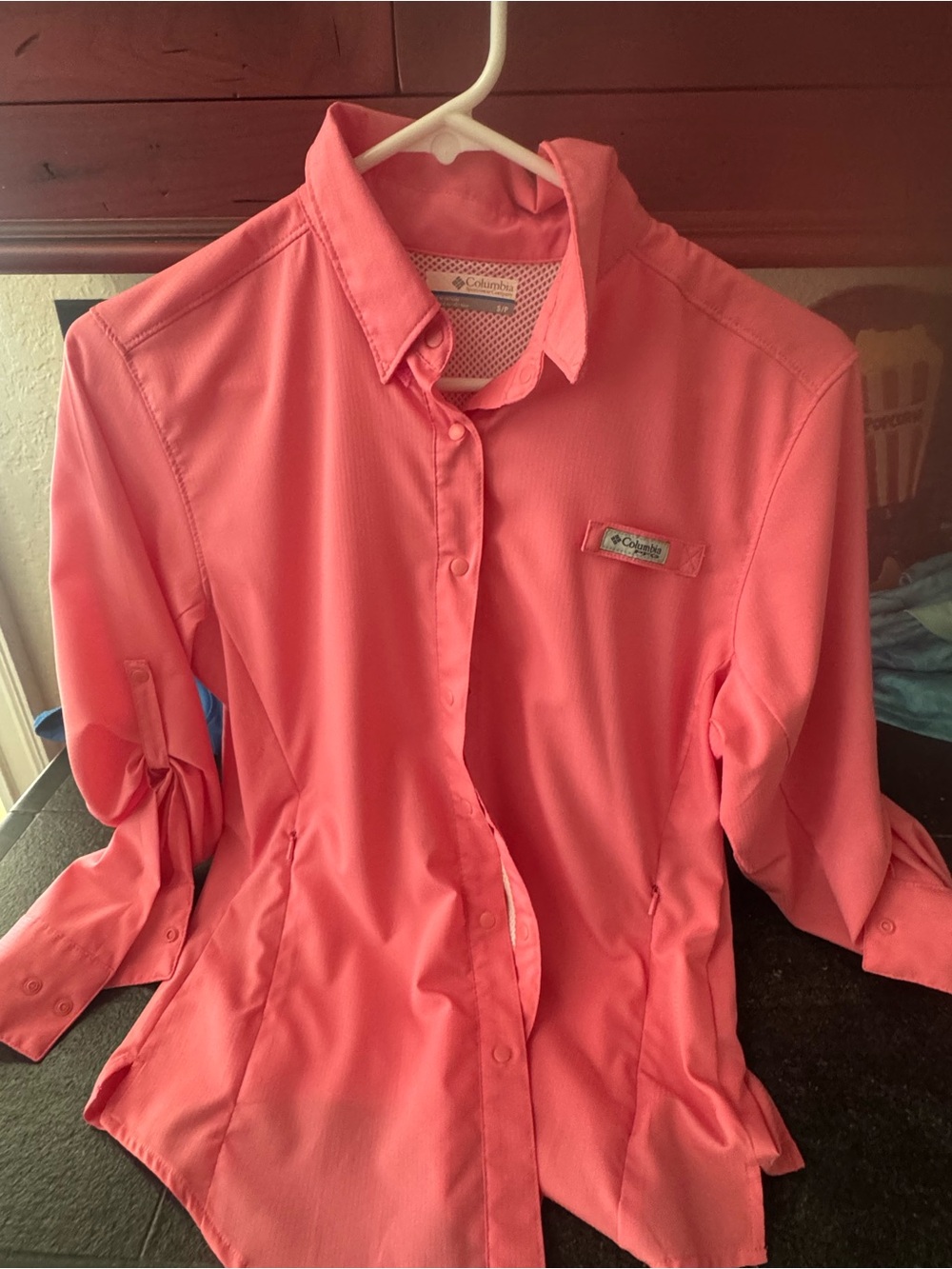 Columbia Women's Coral Button-Down Shirt